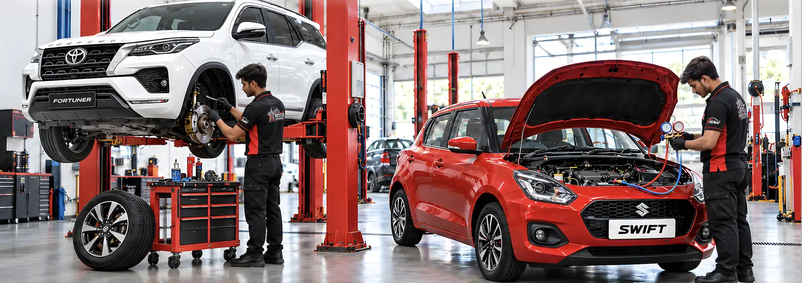 Service & AC Repair at Rockstar Autoworks, Agra